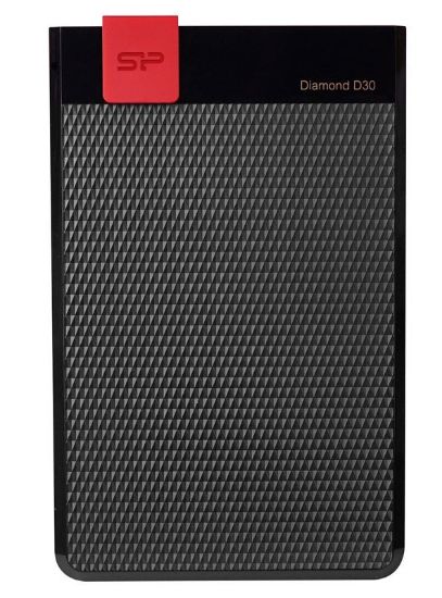 Εικόνα της SILICON POWER Εξωτερικός HDD 4TB Diamond D30 D3L, USB 3.1, Black