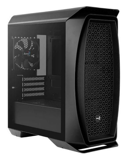 Εικόνα της AEROCOOL PC mini tower Aero one ECLIPSE-G-BK-V1, 210x459x403mm, 4x fan