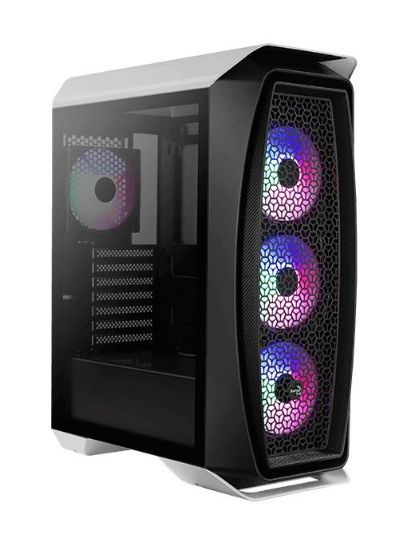 Εικόνα της AEROCOOL PC case mid tower Aero One Frost, 195x461x411mm, 4x fan, λευκό