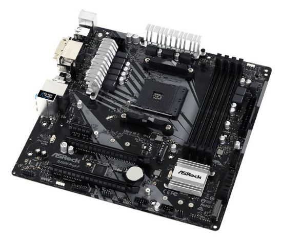 Εικόνα της ASROCK μητρική B450M PRO4-F R2.0, 2x DDR4, s1200, USB 3.2, mATX